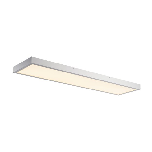 SLV 1003054 Panel Dali Indoor LED Deckenaufbauleuchten 1200x300mm Grau 3000K 119,5x29,5x5 cm