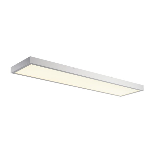 SLV 1003055 Panel Dali Indoor LED Deckenaufbauleuchten 1200x300mm Grau 4000K 119,5x29,5x5 cm