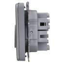 Jung TRCD236PT Temperaturregler Wechsler AC 230 V (Aluminium eloxiert) Platin Serie CD