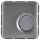 Jung TRCD236PT Temperaturregler Wechsler AC 230 V (Aluminium eloxiert) Platin Serie CD
