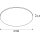 SLV 1003040 Panel 60 Dali Indoor LED Deckenaufbauleuchten rund Weiß 3000K 5,5 cm