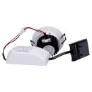 SLV 1002099 Patta-I, LED Outdoor Deckeneinbauleuchte, rund DL IP65 Weiß 1800-3000K 4 cm