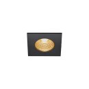 SLV 1002101 Patta-I, LED Outdoor Deckeneinbauleuchte, eckig DL IP65 Schwarz 1800-3000K 8x8x4 cm