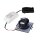 SLV 1002101 Patta-I, LED Outdoor Deckeneinbauleuchte, eckig DL IP65 Schwarz 1800-3000K 8x8x4 cm