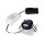 SLV 1002102 Patta-I, LED Outdoor Deckeneinbauleuchte, eckig DL IP65 Weiß 1800-3000K 8x8x4 cm