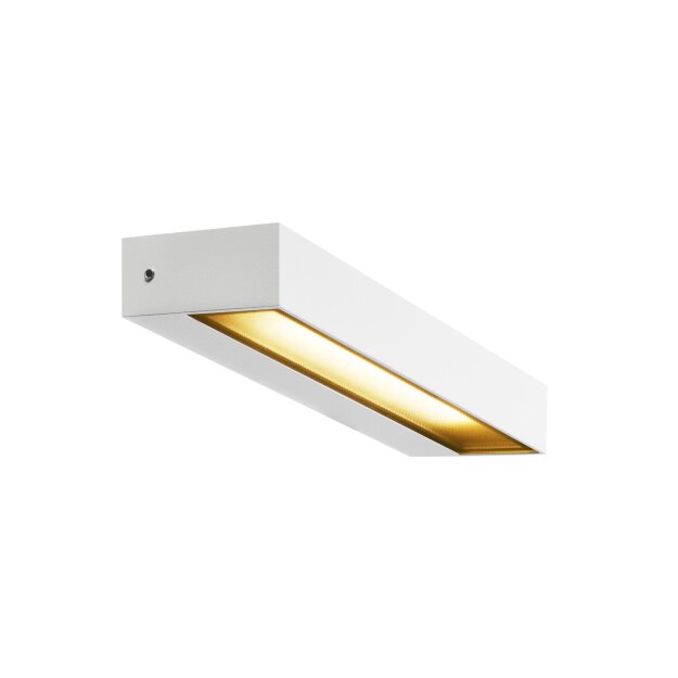 SLV 1002070 Pema® WL, LED Outdoor Wandaufbauleuchte, IP54, Weiß, 3000K 22x3,2x7,5 cm