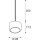 SLV 1003006 Pantilo 28 Indoor Pendelleuchte E27 Chrom 17,2 cm