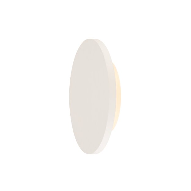SLV 148091 Plastra, Wandleuchte, LED, 3000K, rund, Weißer Gips, Ø 26cm 5 cm