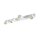 SLV 1002030 Puri CW, Indoor Wand- & Deckenaufbauleuchte, quad, QPAR51, Weiß, 4x50W 56x5,6x8,6 cm