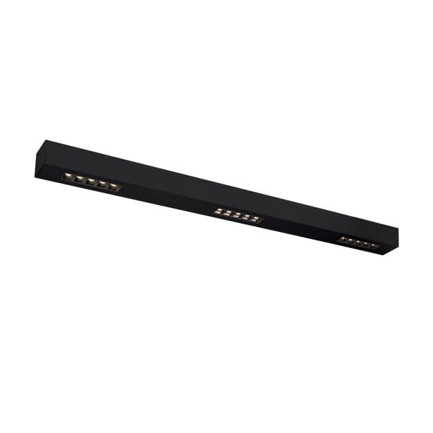 SLV 1000689 Q-Line CL, LED Indoor Deckenaufbauleuchte, 1m, BAP, Schwarz, 4000K 100x6x6 cm