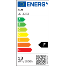 SLV 1000689 Q-Line CL, LED Indoor Deckenaufbauleuchte, 1m, BAP, Schwarz, 4000K 100x6x6 cm