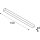 SLV 1000689 Q-Line CL, LED Indoor Deckenaufbauleuchte, 1m, BAP, Schwarz, 4000K 100x6x6 cm