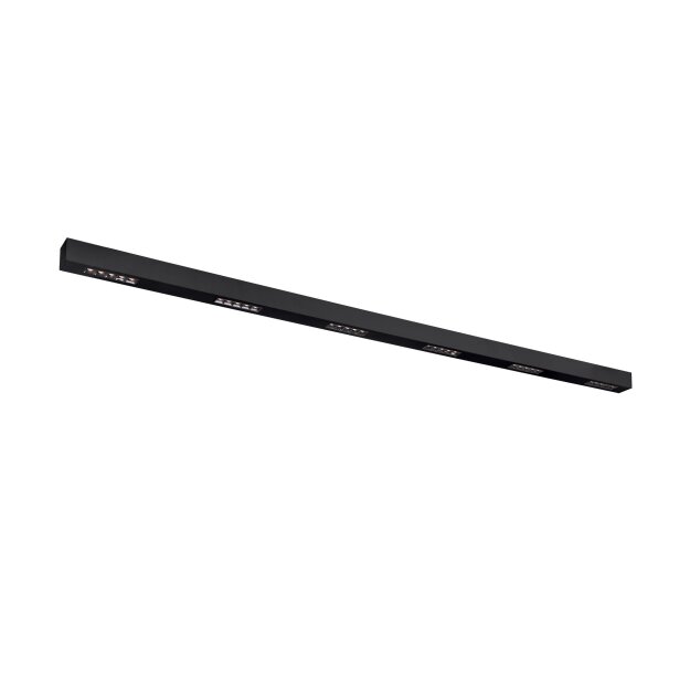 SLV 1000692 Q-Line CL, LED Indoor Deckenaufbauleuchte, 2m, BAP, Schwarz, 3000K 200x6x6 cm