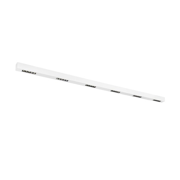 SLV 1000694 Q-Line CL, LED Indoor Deckenaufbauleuchte, 2m, BAP, Weiß, 4000K 200x6x6 cm