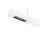 SLV 1000935 Q-Line PD, LED Indoor Pendelleuchte, 2m, BAP, Weiß, 4000K 200x6x6 cm