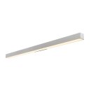 SLV 1000670 Q-Line LED Wandleuchte, Silbergrau, 3000K...