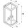 SLV 1002402 Quadrulo Sensor WL E27 Outdoor Wandaufbauleuchte Anthrazit inklusive Sensor 14x29x16 cm