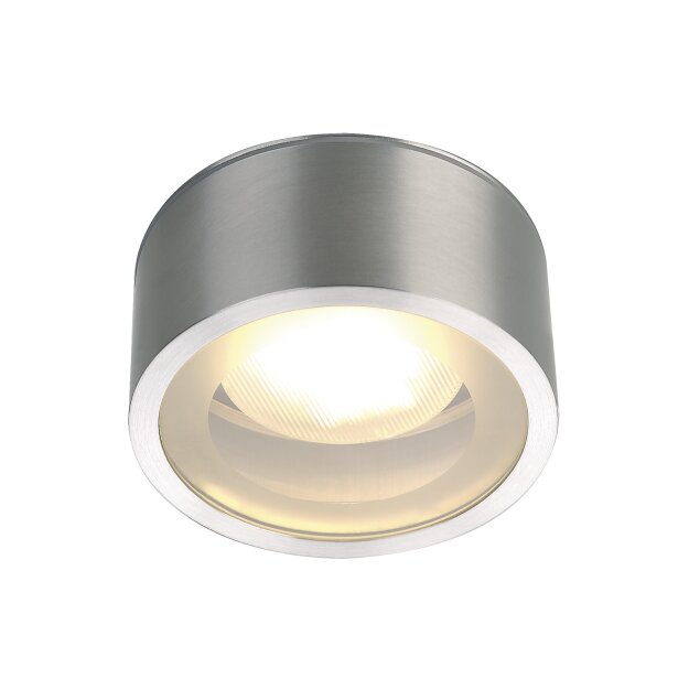 SLV 1000339 Rox Ceiling Out, TCR-TSE, Outdoor Deckenleuchte, Alu gebürstet, max. 11W, IP44 6 cm