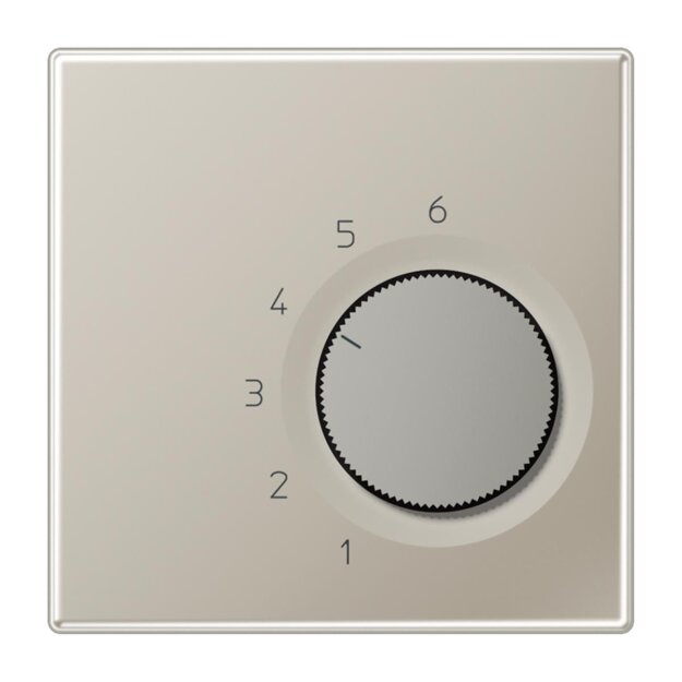 Jung TRES236 Temperaturregler Wechsler AC 230 V (Edelstahl) Edelstahl Serie LS