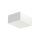 SLV 1000422 Shell 15, WL, LED Indoor Wandaufbauleuchte, 3000K, Weiß 12,6x7x16 cm
