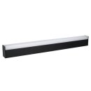 SLV 1001283 Sight LED, Wand- & Deckenleuchte, m. Schalter, 600mm, Schwarz 58,2x4,5x6,5 cm