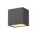 SLV 1002032 Sitra Cube WL, LED Outdoor Wand- & Deckenaufbauleuchte, Anthrazit, IP44, 3000K, 10W 11,5x11x8,4 cm