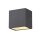 SLV 1002032 Sitra Cube WL, LED Outdoor Wand- & Deckenaufbauleuchte, Anthrazit, IP44, 3000K, 10W 11,5x11x8,4 cm