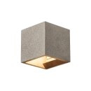 SLV 1000911 Solid Cube Wandleuchte, QT14, Schwarzer...