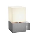 SLV 1000336 Square Wall, E27, Outdoor Wandleuchte,...