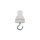 SLV 1001393 3-Phasen Adapter m. Haken für S-Track 3-Phasen Schiene, Verkehrsweiß 5,2 cm