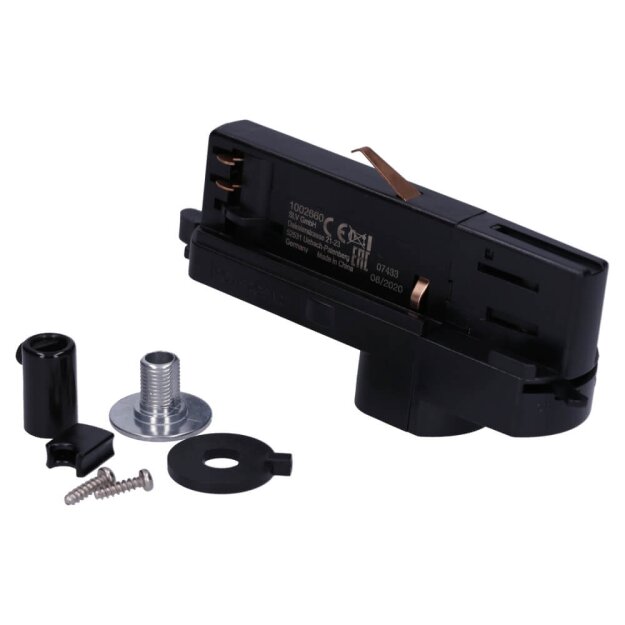 SLV 1002660 S-Track Dali Leuchtenadapter Schwarz 11,3x5,5x3,3 cm