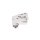 SLV 1001394 Leuchtenadapter für S-Track 3-Phasen Schiene, Verkehrsweiß 8,4x5,5x3,3 cm