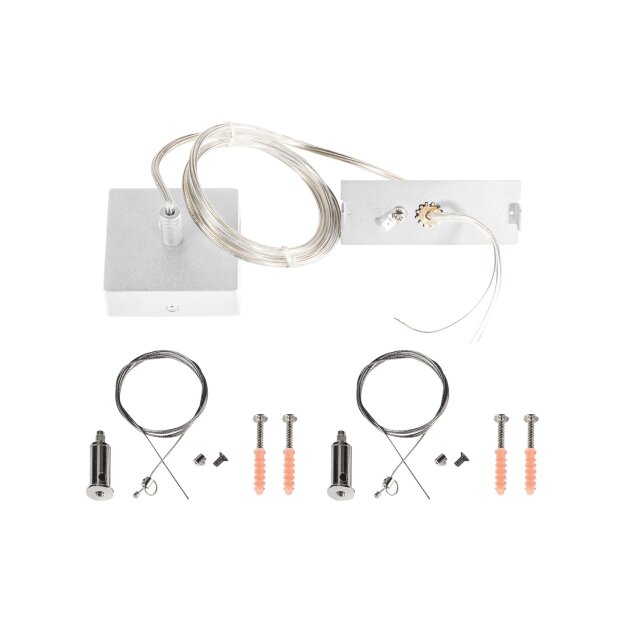 SLV 1001436 Tec Kalu Abhänge-Set, Weiß 8,5x8,5x3 cm