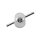 SLV 139122 Comet, Seilleuchte für Tenseo Niedervolt-Seilsystem, QR-C51, Chrom, teilsatiniertes Glas 18,5x7,5x6,5 cm