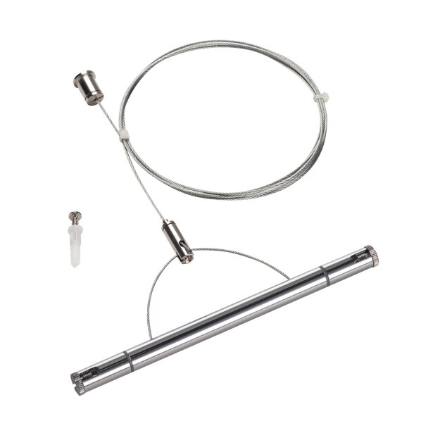 SLV 1002699 Tenseo Drahtseilabhängung, Chrom 18,6x cm
