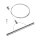 SLV 1002699 Tenseo Drahtseilabhängung, Chrom 18,6x cm