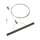 SLV 1002697 Tenseo Drahtseilabhängung, Schwarz 18,6x cm