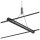SLV 1002697 Tenseo Drahtseilabhängung, Schwarz 18,6x cm