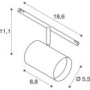 SLV 1002695 Tenseo Noblo, Seilleuchte für Niedervolt-Seilsystem 2700K Weiß 8,8x18,6x11,1 cm