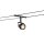 SLV 139130 Saluna, Seilleuchte für Tenseo Niedervolt-Seilsystem, QR-C51, Schwarz 18,5x12,5 cm
