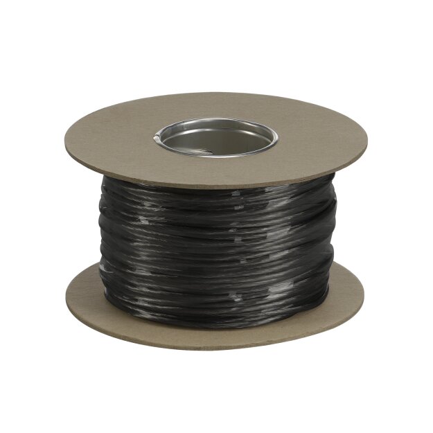 SLV 139040 Niedervolt-Seil, für Tenseo Niedervolt-Seilsystem, Schwarz, 4mm², 100m 10000x cm