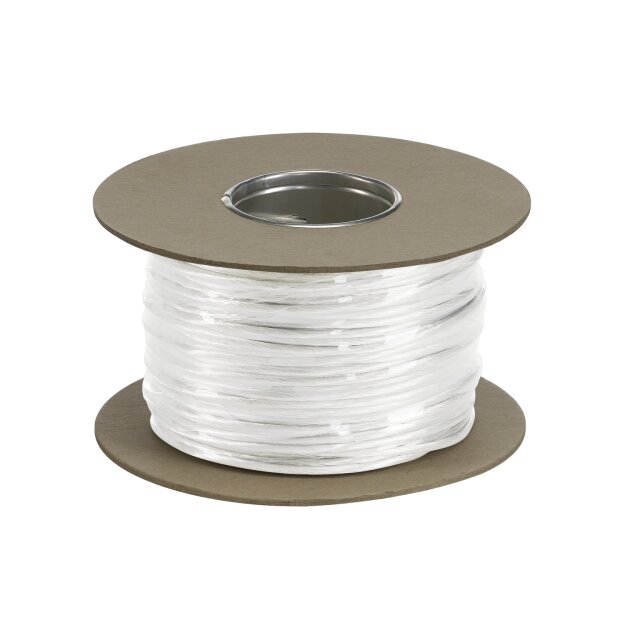 SLV 139041 Niedervolt-Seil, für Tenseo Niedervolt-Seilsystem, Weiß, 4mm², 100m 10000x cm