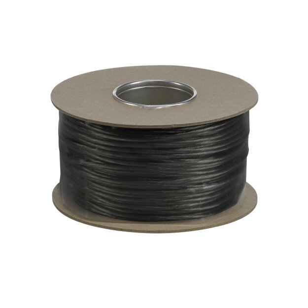 SLV 139060 Niedervolt-Seil, für Tenseo Niedervolt-Seilsystem, Schwarz, 6mm², 100m 10000x cm