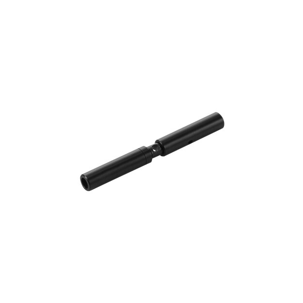 SLV 181530 Seilspanner, für Tenseo Niedervolt-Seilsystem, Schwarz, 2 Stück 11 cm