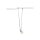 SLV 139082 Teleskop, Seilleuchte für Tenseo Niedervolt-Seilsystem, QR-C51, Chrom, B/H/T 4,5/21-52/1 cm 4,5x25,5x1 cm