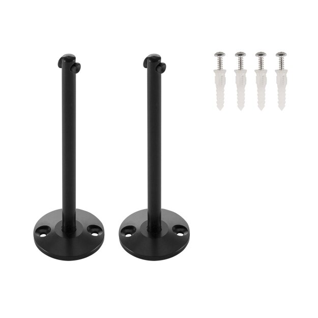 SLV 186340 Umlenker, für Tenseo Niedervolt-Seilsystem, lang, Schwarz, 2 Stück 16 cm
