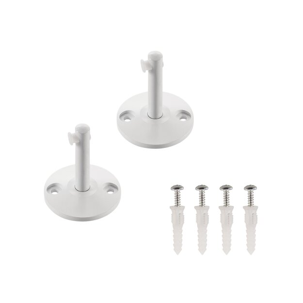 SLV 186331 Umlenker, für Tenseo Niedervolt-Seilsystem, kurz, Weiß, 2 Stück 6 cm