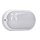 SLV 229931 Terang 2 Wand- & Decken- leuchte, oval, Weiß, 3000K, IP44 19,8x11x7,5 cm