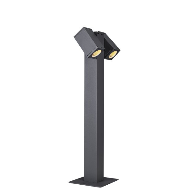 SLV 1002871 Theo Pathlight double QPAR51 Outdoor Stehleuchte Anthrazit 21,2x72,5 cm