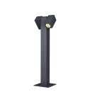 SLV 1002871 Theo Pathlight double QPAR51 Outdoor Stehleuchte Anthrazit 21,2x72,5 cm